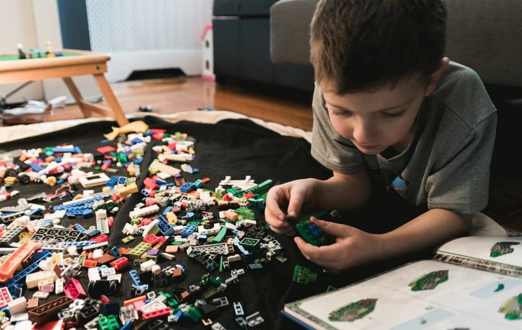 zielone instrukcje LEGO